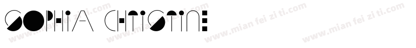 sophia chtistine字体转换